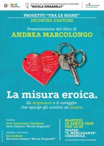 Andrea Marcolongo La Misura Eroica a Cerignola.