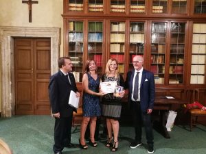Antonella Tamiano Premiata a Roma Con''Frammenti Di Stelle''