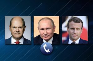 Ucraina: Scholz e Macron a Putin, serve tregua immediata