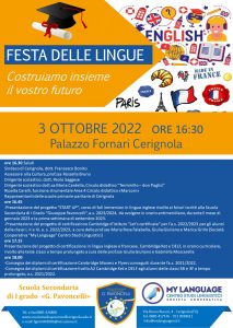 La Festa Delle Lingue Straniere a Cerignola(Fg) a Palazzo Fornari-Mimmo Siena-