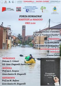 Iniziativa Scolastica a Cerignola Per L'Emilia Romagna Con Il Libro''Il Supplente''Un Anno In Romagna-Mimmo Siena-