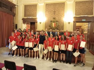 Premiazione a Bari Per gli atleti del Cus Bari
