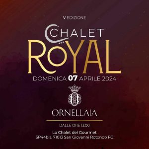 Chalet Royal a S.Giovanni Rotondo Il 7 Aprile 2024