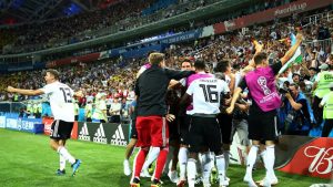 World Cup Russia 2018 Germania-Svezia 2-1.