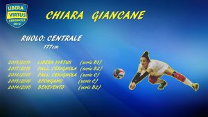 Chiara Giancane Libera Virtus Cerignola 2018-19