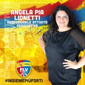 Angela Pia Lionetti Responsabile Realta'Associativa Fenice Libera Virtus