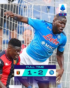 Calcio Serie A Genoa-Napoli 1-2