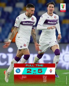 Coppa Italia Napoli-Fiorentina 2-5