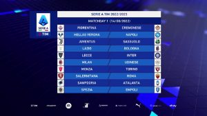 1.Giornata Serie A Tim