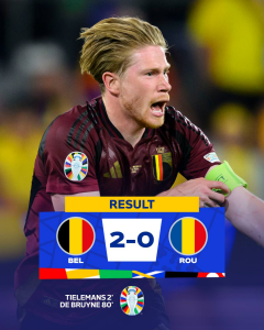 Euro 2024 Belgio-Romania 2-0