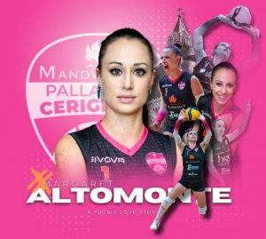 Volley B2 Donne;Ancora''Fucsia''La Storica Capitana Della Pallavolo Cerignola Margaret Altomonte-Mimmo Siena-