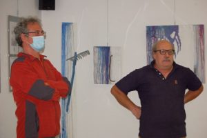 In foto-Gabriele Lo Iacono e Gentile Polo-opere di Claudio Cavalieri_LA CIVILTA' RURALE - DIE LÄNDLICHE WELT_Kunst Grenzen-Arte di frontiera_9-30102021_Rovere della Luna