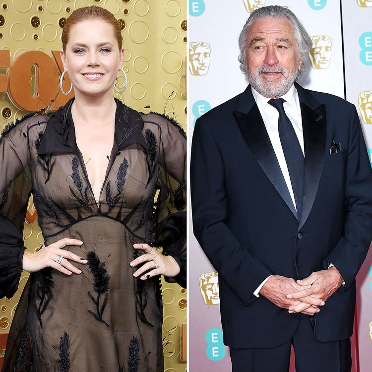 Celebridades Amy Adams e Robert De Niro