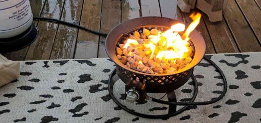 How to Use a Portable Propane Fire Pit While Camping
