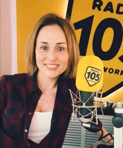 Valeria ai microfoni di Radio105