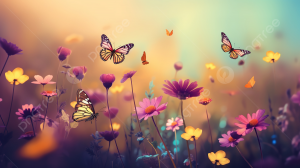 pngtree-colorful-butterflies-are-flying-over-some-flowers-picture-image_2665284