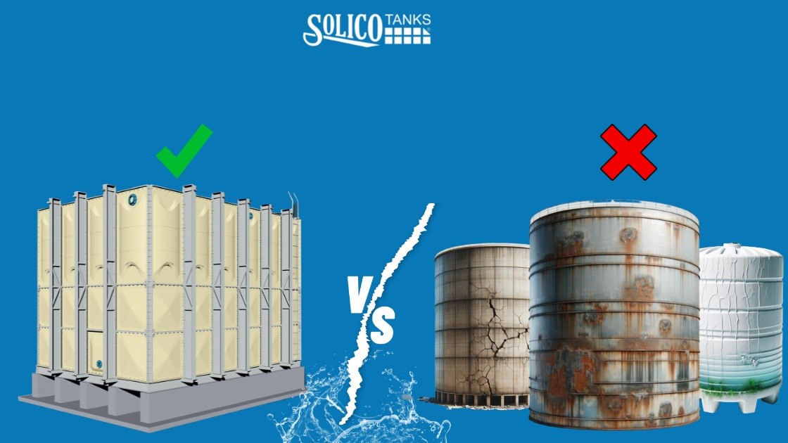 Transforming Water Storage: The Excellence of Solico Tanks’ GRP Technology Over Conventional Materials