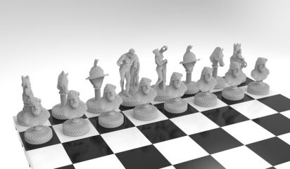 Gli scacchi del MANN, si gioca con i capolavori