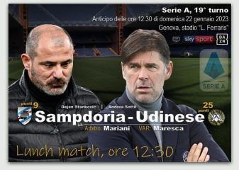Serie A: Sampdoria-Udinese 0-0 DIRETTA