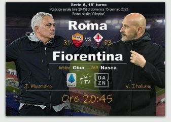 Serie A: in campo Roma-Fiorentina 0-0 LIVE