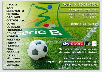 Serie B: apre il derby Cosenza-Reggina