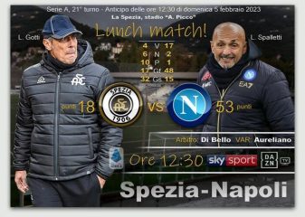 Serie A: Spezia-Napoli, formazioni