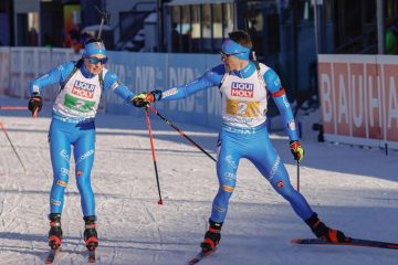 Mondiali biathlon: Italia d'argento nella staffetta mista