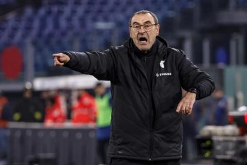 Lazio, Sarri: "Persa una battaglia, ma cammino è ancora lungo"