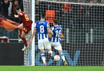 Roma batte Real Sociedad 2-0. Gol di El Shaarawy e Kumbulla