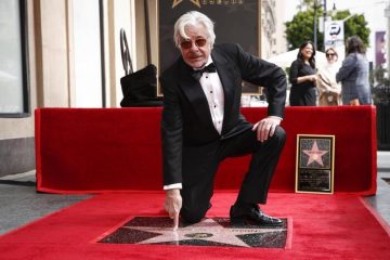 Posata la stella di Giancarlo Giannini sulla Walk of Fame