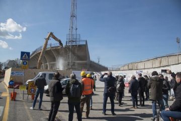 Padova, inizia demolizione tribuna Est dello Stadio Appiani