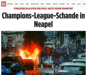 Napoli-Eintracht: sito web del club tedesco ignora gli scontri