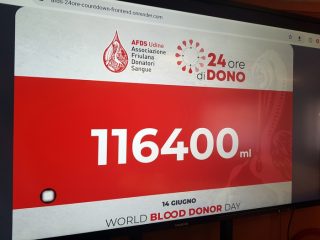 A Udine la maratona del dono raccoglie 116,4 litri di sangue