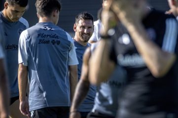 Il caldo non frena Messi, primo allenamento a Miami