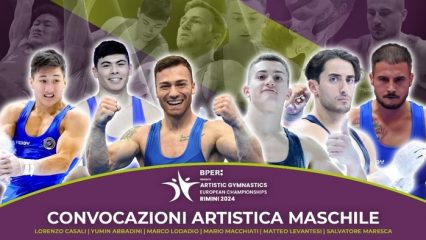 Ginnastica: Europei artistica; gli azzurri convocati per Rimini