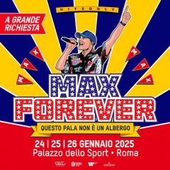 Dopo Milano, Max Pezzali tre date a Roma a gennaio