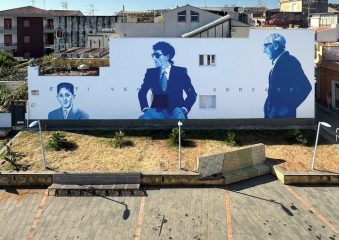 Franco Battiato rivive con un murale nella natia Riposto
