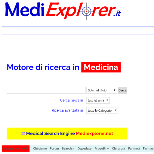 Motore di Ricerca in Medicina