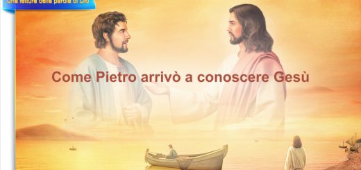 La parola dello Spirito Santo - “Come Pietro giunse a conoscere Gesù” Gesù Cristo è il Signore