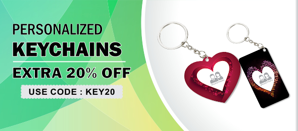Customised key chain for spreading joys