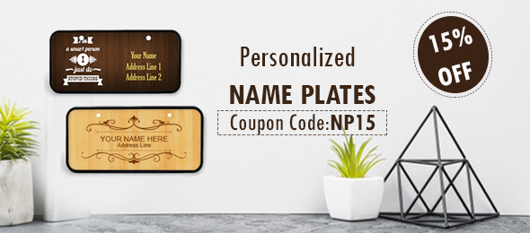 Wooden name plates for a better change around you