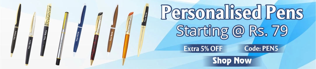 Get creative with your choice of Personalized Pens