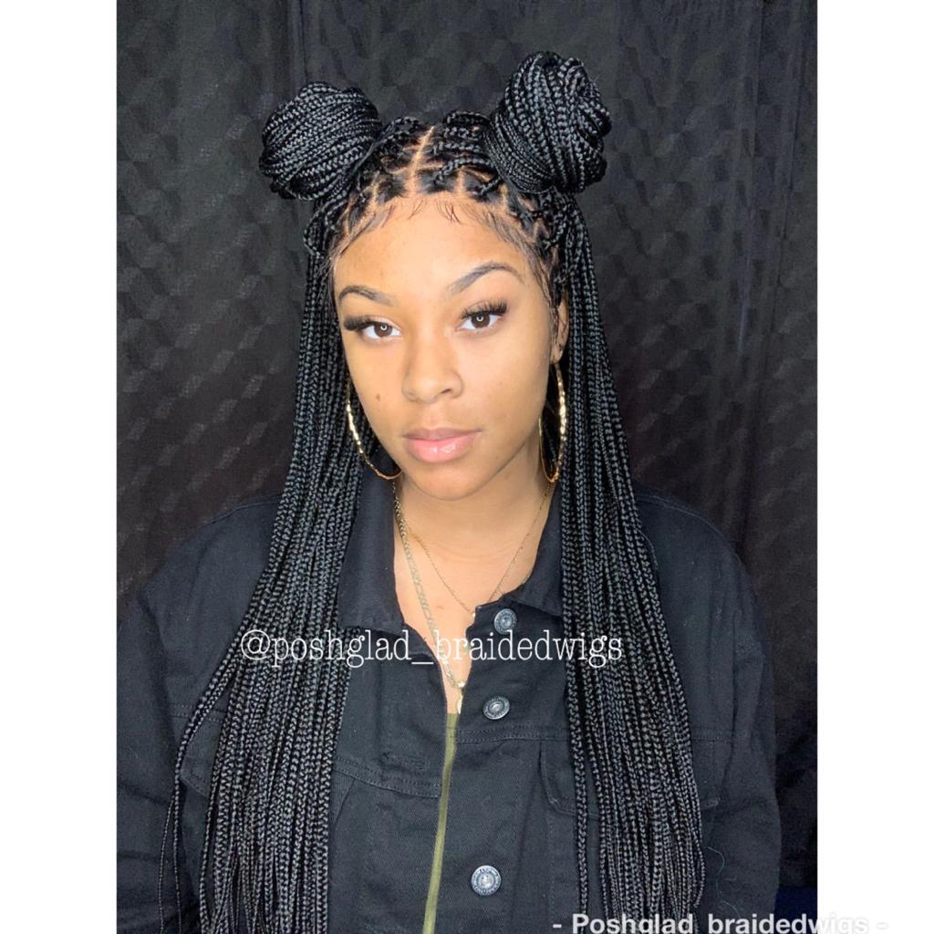 HOW TO BRAID ON A DUMMY USING A LACE WIG
