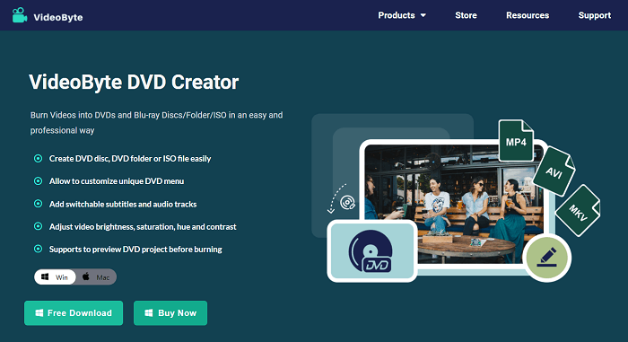 VideoByte DVD Creator: Burn Videos into DVDs