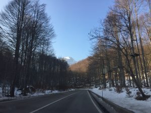 Subaru XV sal neve alberi