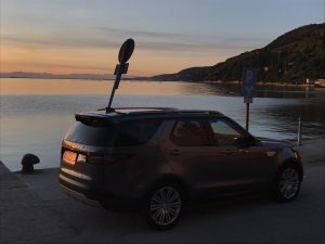 Land Rover Discovery Grignano tramonto