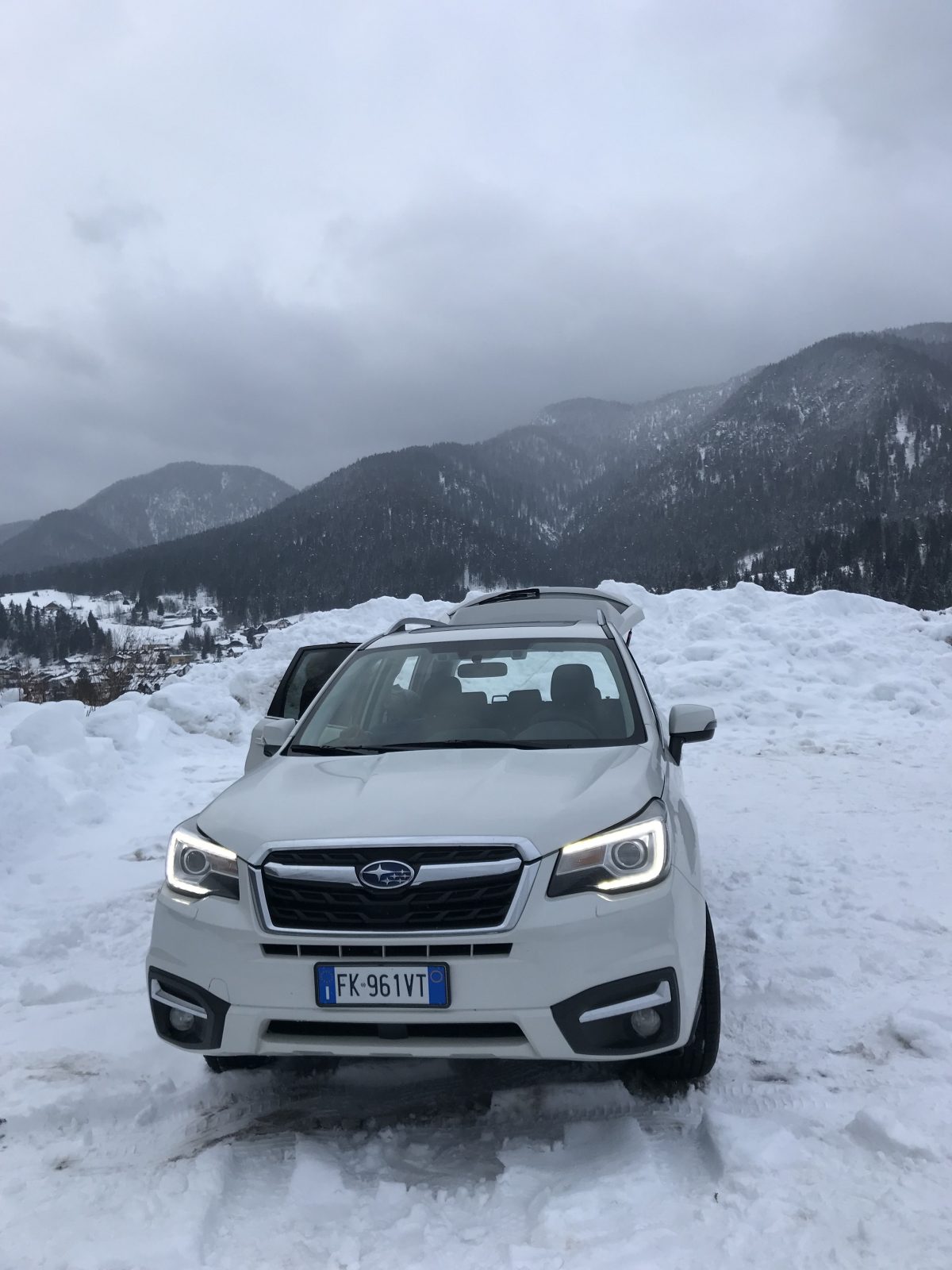 #Subaru Nuova #Forester #testdrive nel Tavisiano tra due ali di neve