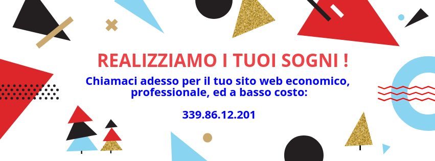 siti web economici realizzazione