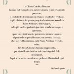 Riflessione di Stefano Ligorio - L'incarnazione della blasfemia...