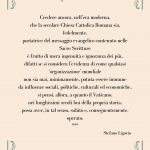 Riflessione di Stefano Ligorio - L'inganno secolare...